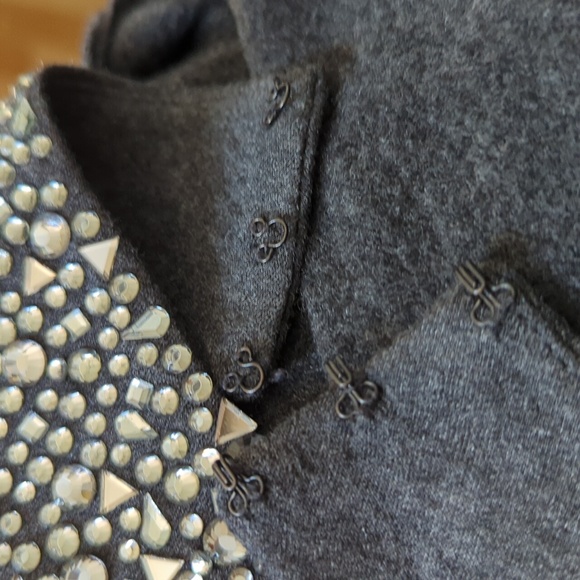 Bailey 44 "Shrine of Terror" Sweatshirt with Embellished Choker S - Picture 13 of 16